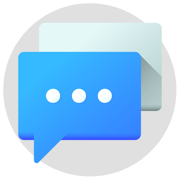 Ícone de discussões