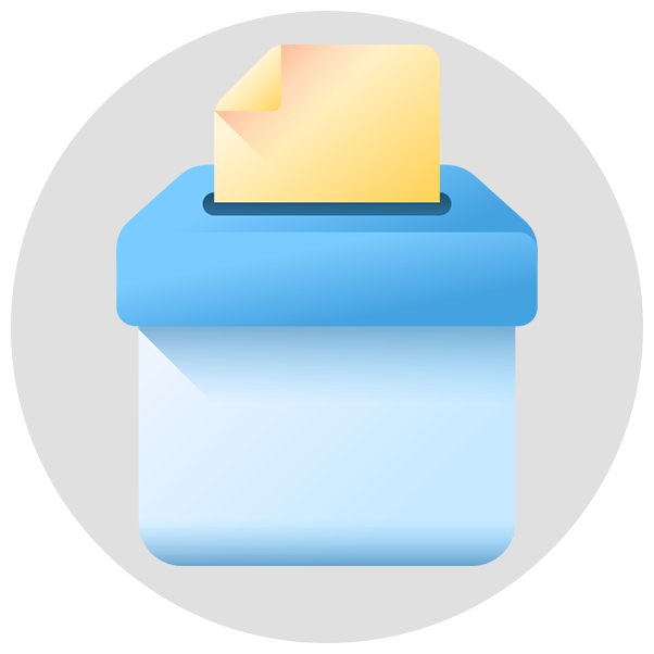 Ícone de votações e enquetes